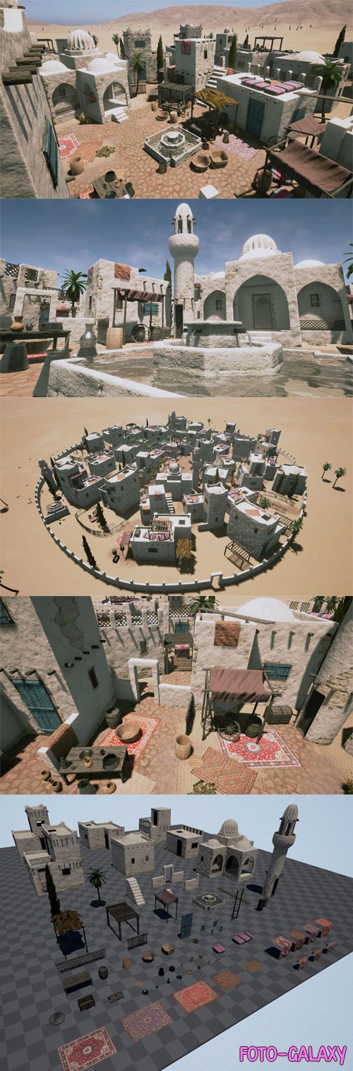 Unreal Engine Marketplace - Middle Eastern Town (4.20+)