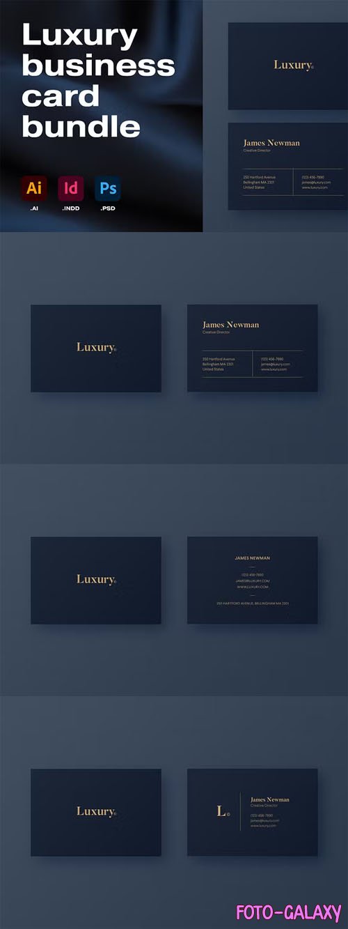 Luxury Business Cards Bundle