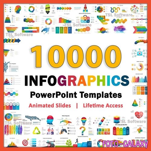 10000 Infographics PowerPoint Templates - Latest and Animated Slides