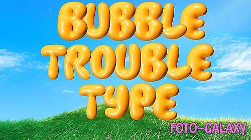 Pack Of 26 3D Bubble Alphabet Characters On Alpha 2458669 - Motion Graphics