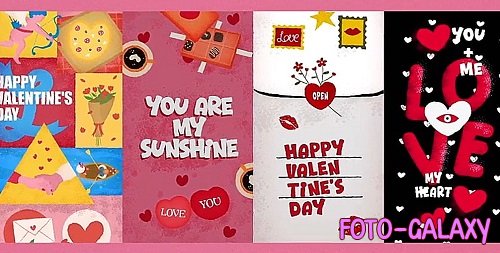 Valentine's Day Vertical Stories Package 3102462 - After Effects Templates