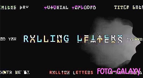 Rolling Letters Animation 1600165 - Premiere Pro Presets