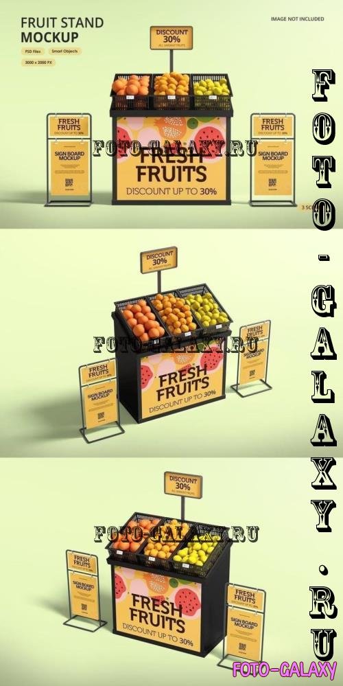 Fruit Stand Mockup - N9X3ZFD