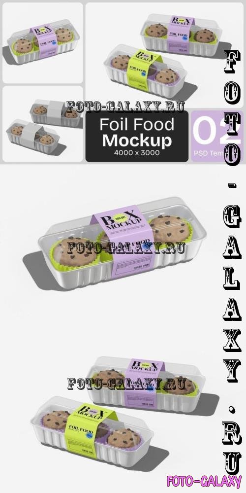 Foil Food Box Mockup - CEMHQJY