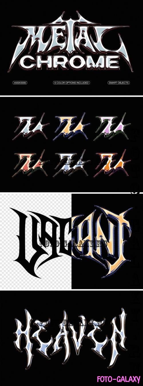 Metal Chrome Text & Logo Effect - 290953417 - EFSP4EJ