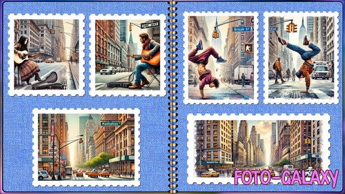  ProShow Producer - Stamp Album (One Day in Manhattan)