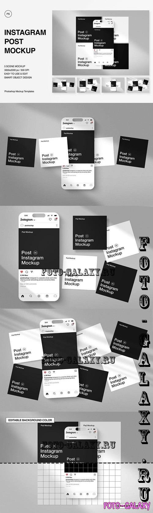 Instagram Post Mockup - 85G43JM