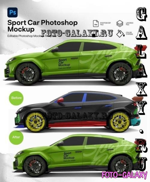 Sports car mockup - BP4MKHV