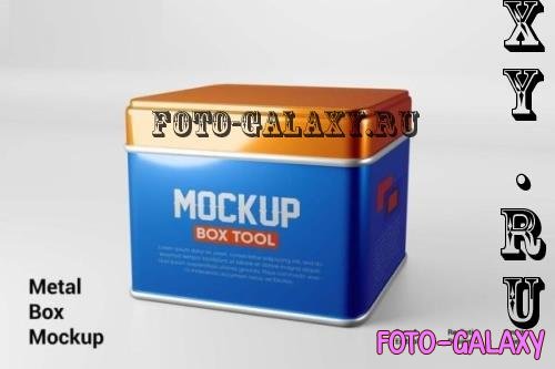 Metal Box Mockup - ELPP7F9