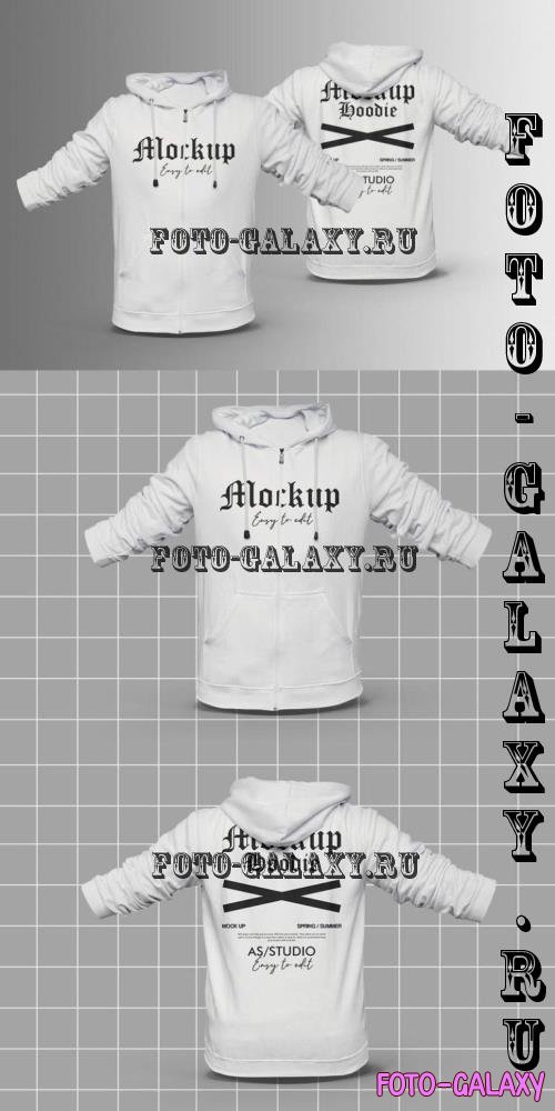 Unisex Hoodie Mockup - D57FYHV