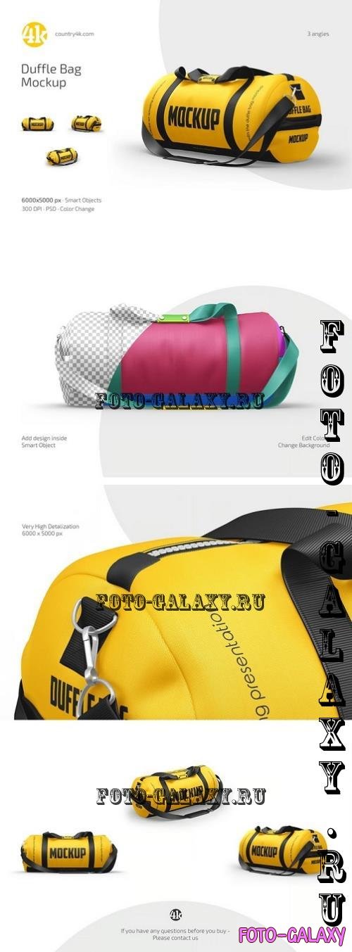 Duffle Bag Mockup Set - 290814325