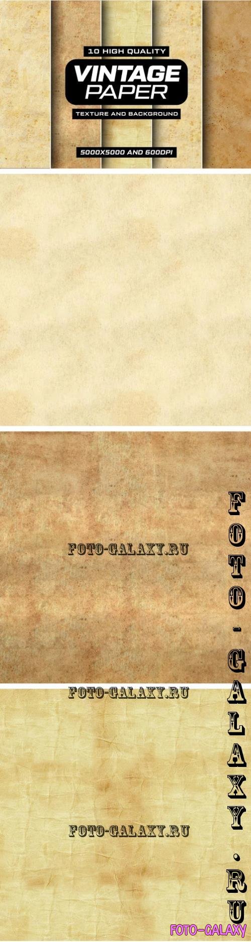 10 Vintage Paper Texture And Background  - ME9CFKT
