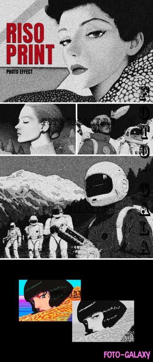 Vintage Riso Print Photo Effect - 290963889 - AS9JMDR
