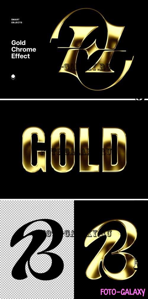 Golden Chromatic Text & Logo Effect - 290851557 - V4RL5WC