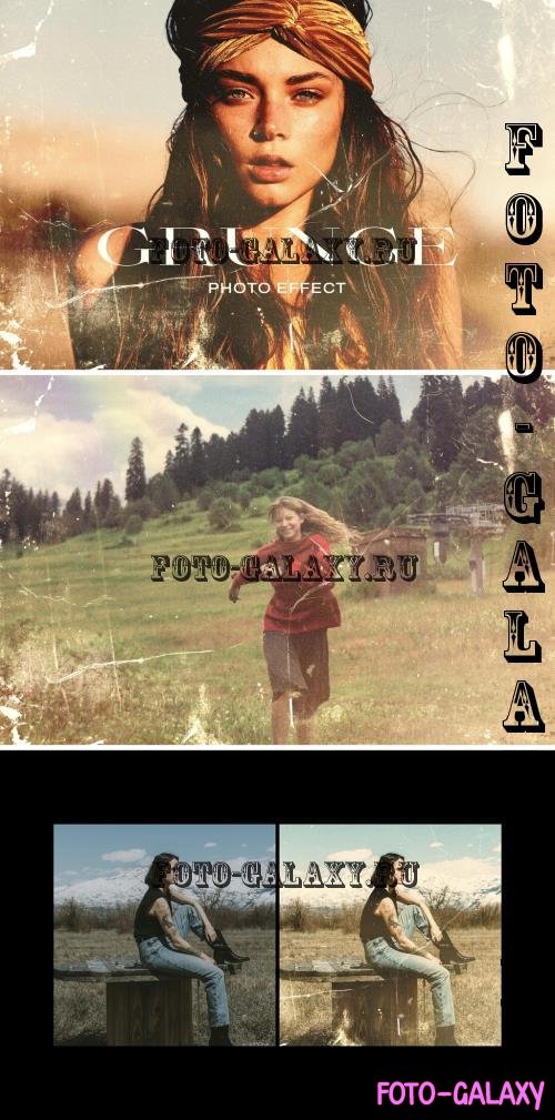 Grunge Vintage Photo Effect - 290933273 - BA26Y5U