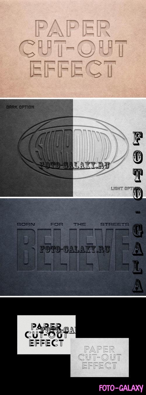 Paper Cut Out Text & Logo Effect - 290963257 - DJUNWB2