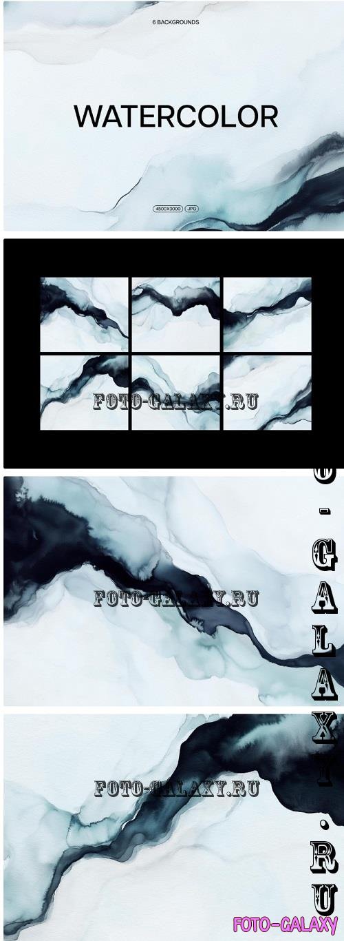 Abstract Watercolor Textures - 290860824