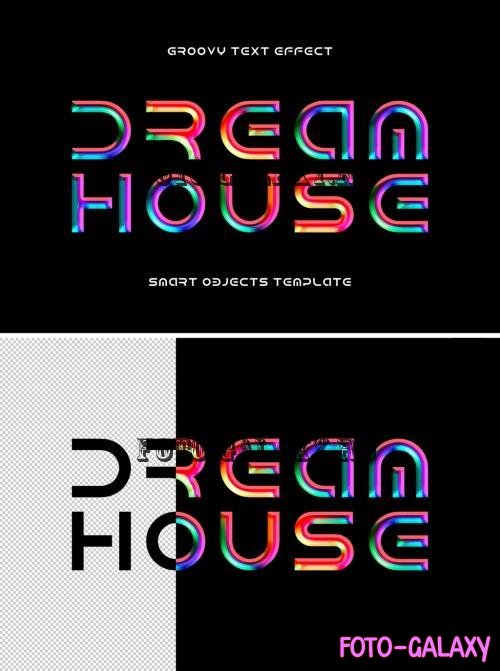 Colorful Chrome Text Effect