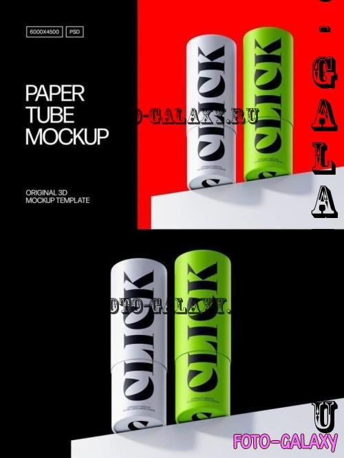 Paper Tube Mockup - 280451556 - 7C4BT73