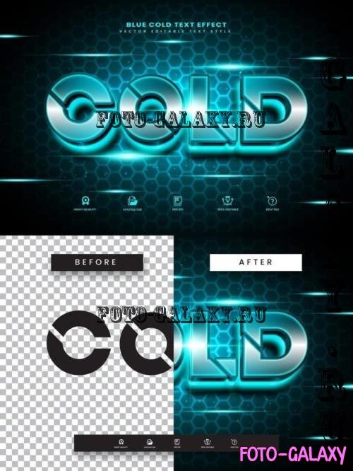 Neon Cold Editable Text Effect - 280101362 - JATP2DW