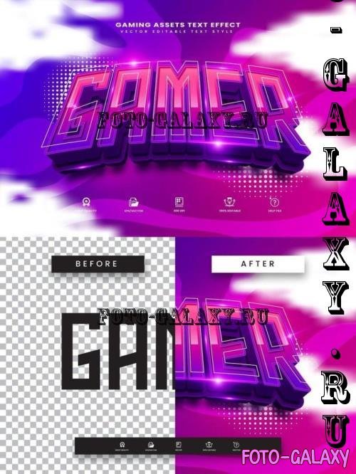 3d Gaming Theme Editable Text Effect - XZ9KF25