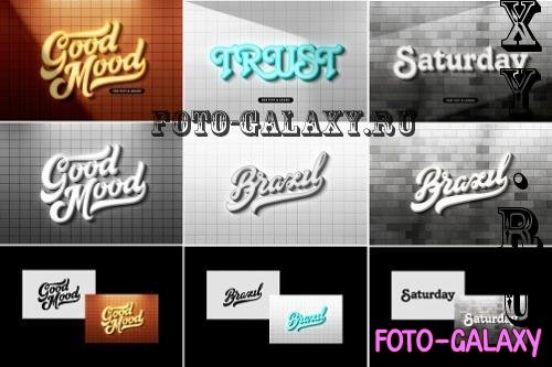 Bright Retro 3D Sign Mockups - 92083242 - PFTP3BD