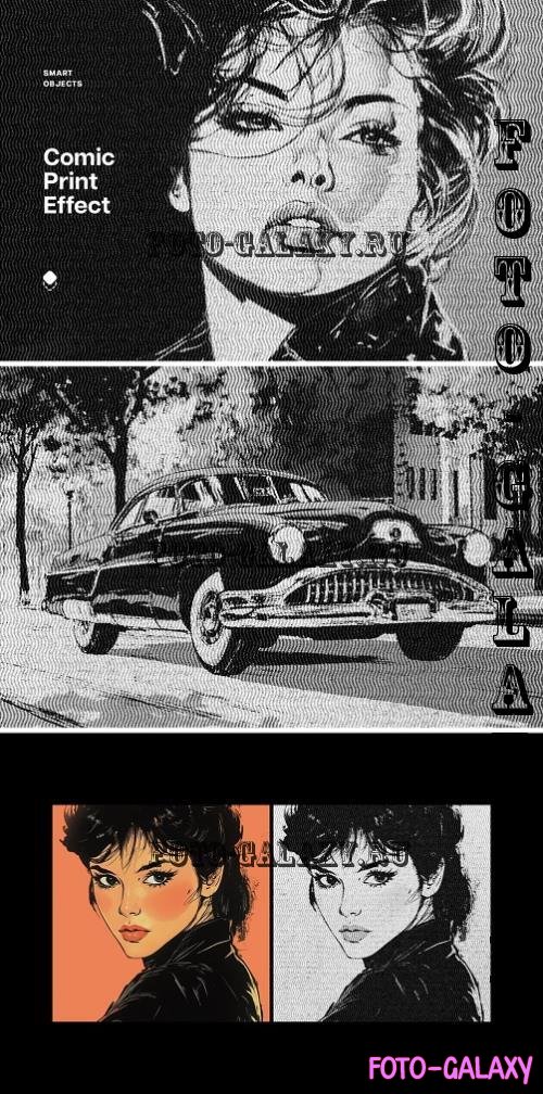 B&W Striped Halftone Photo Effect - 290860734 - K62AMMJ