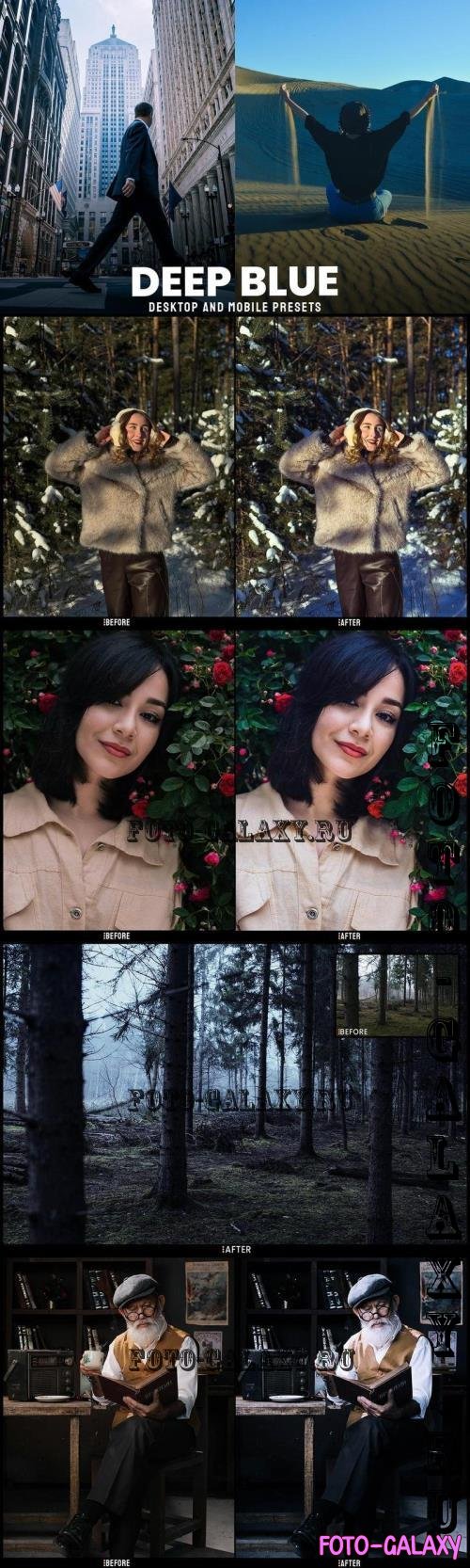 Deep Blue - Desktop and Mobile Presets - 6KA6NMZ