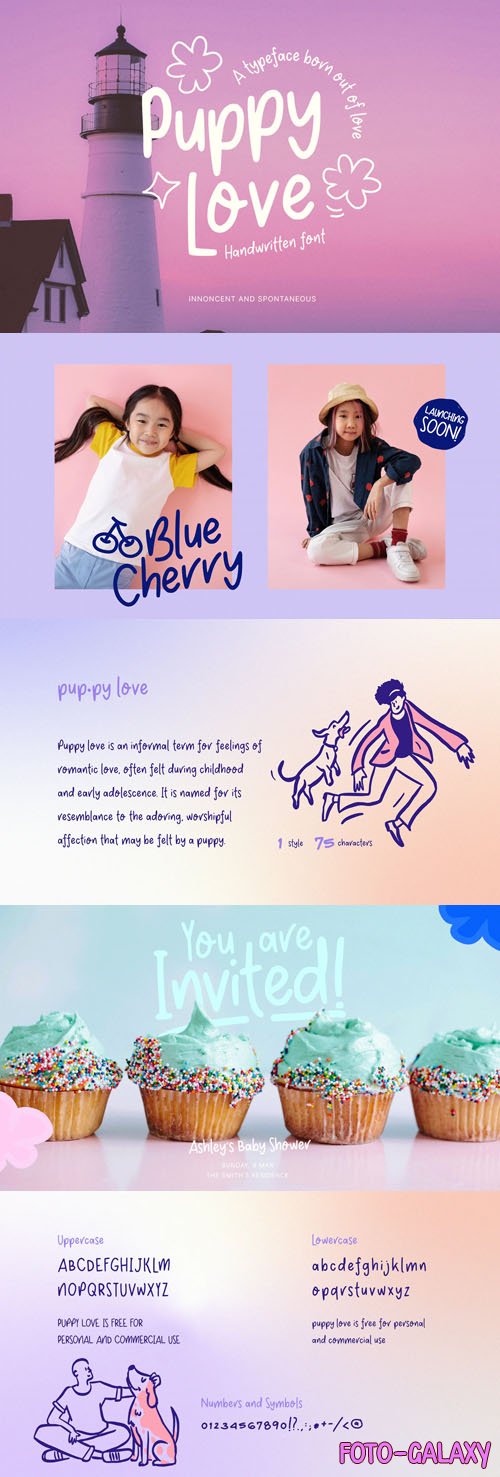 Puppy Love - Handwritten Font