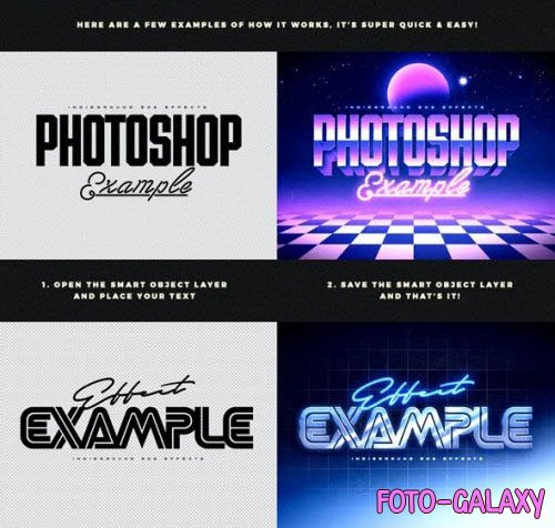 80s Text Effects for Photoshop - Complete Bundle