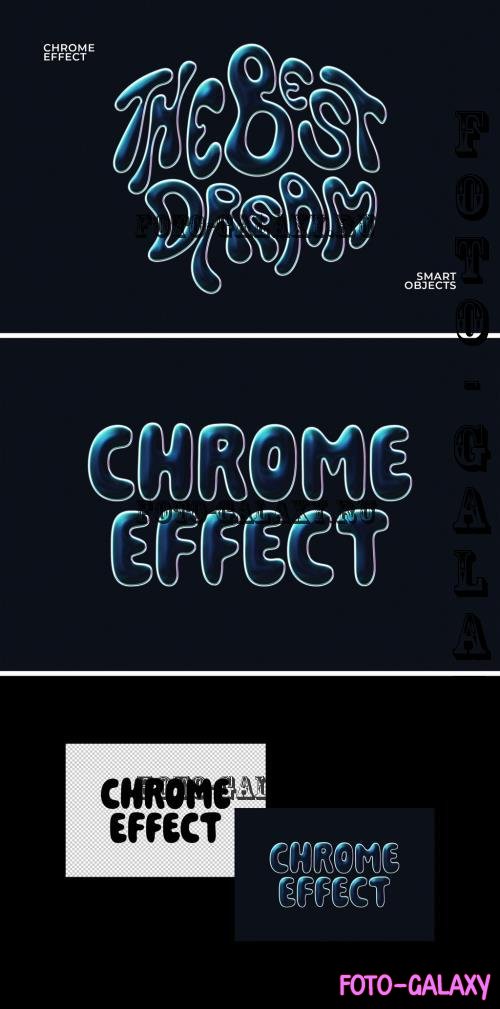 Blue Chrome Logo & Text Effect - 288017687 - B2A9EY9