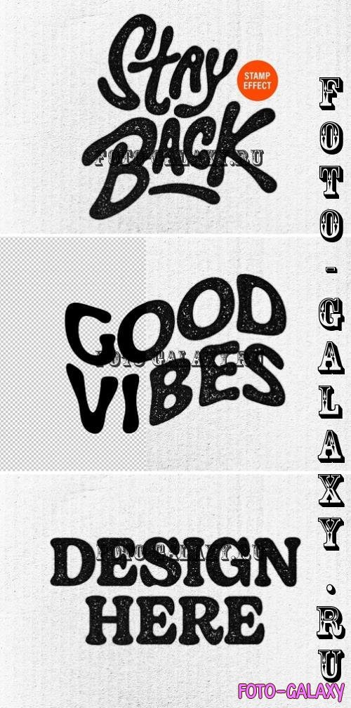 Craft Retro Print Text & Logo Effect - 290991529 - YS89CWG