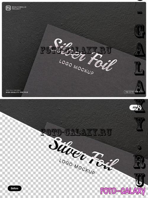 Silver Foil Logo Mockup - RBP2PWG