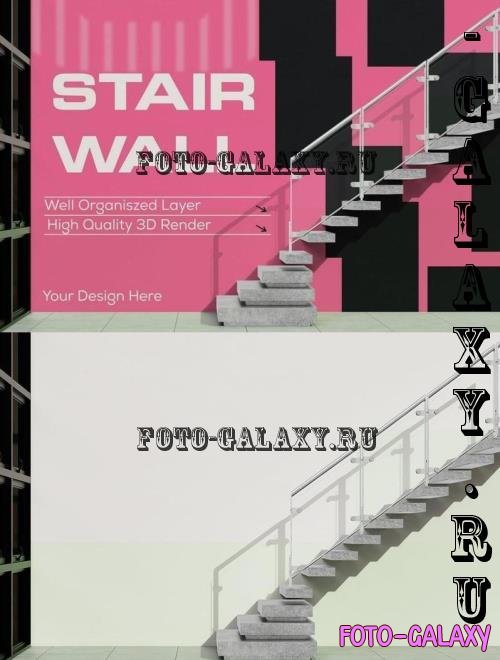 Stair Wall Mockup - XXCVQJA