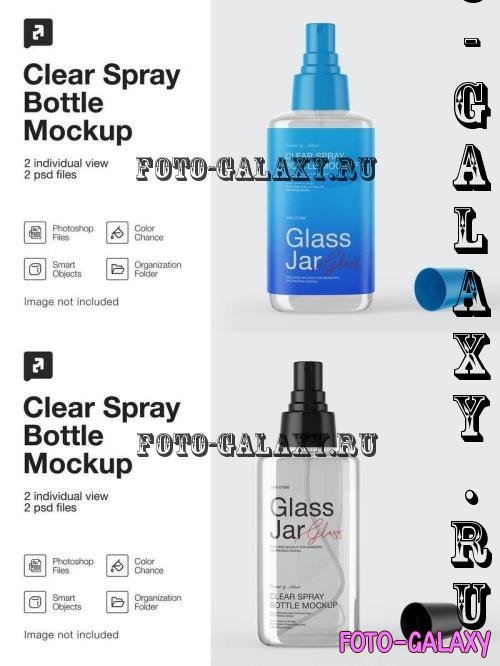 Clear Spray Bottle Mockup - PWGJZTP