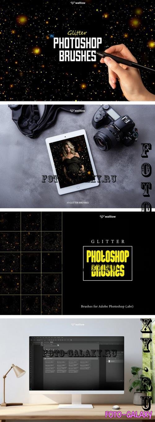 Glitter & Sparkle Photoshop Brushes - 291038586 - 49JHRYX