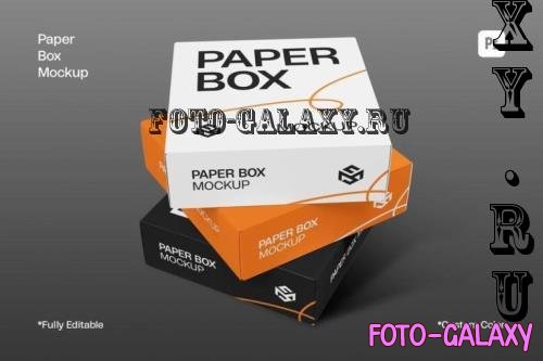 Paper Box Mockup - J2Q2TLH