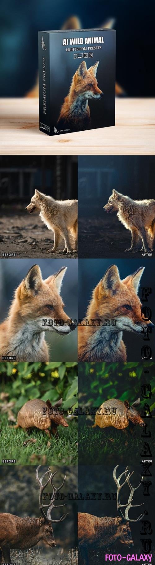 AI Optimized Wild Animal Lightroom Presets - 56598986 - PVMXV7M