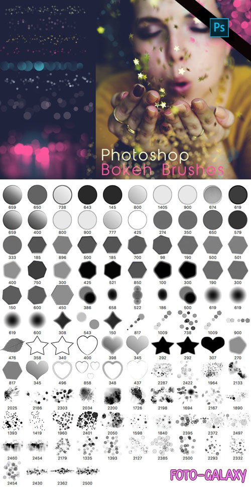 Bokeh Effects - 114 Photoshop Brushes