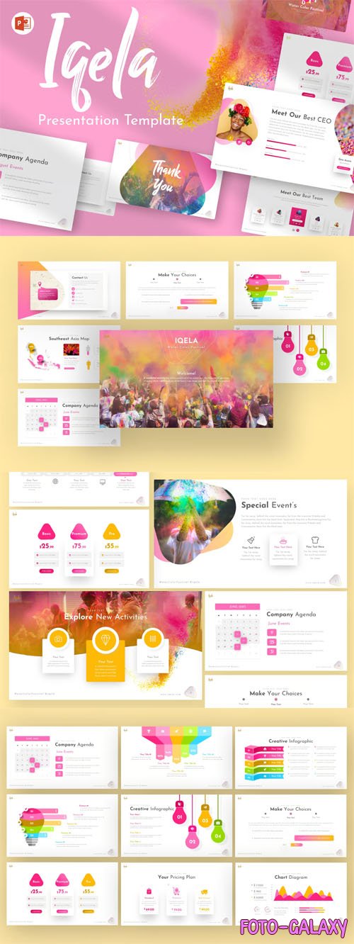 Iqela - Festival Creative PowerPoint Presentation Template