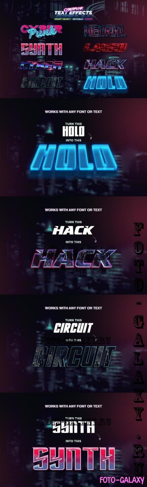 Cyberpunk Text Effects - S7QJF6Q