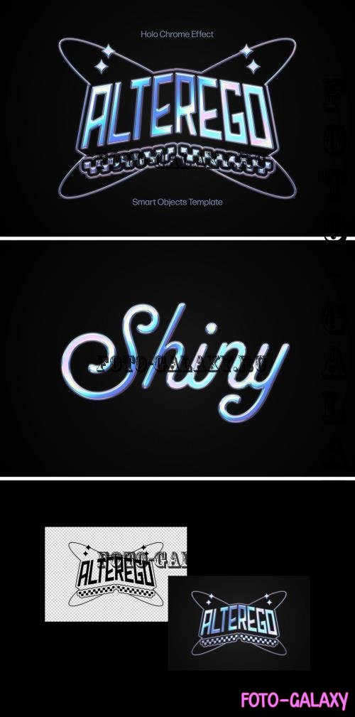 Holographic Text & Logo Effect - 291048868 - JDMVYRP