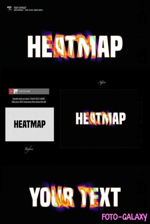 Heatmap Distortion Text Effect - ZZX5J93