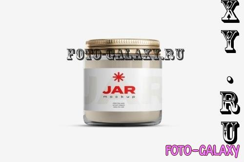 Jar with label Mockup - 444M8D8