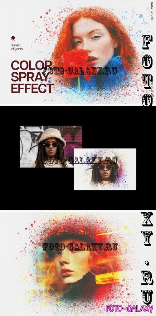 Color Spray Photo Effect - 291002892 - 6GY6AKL