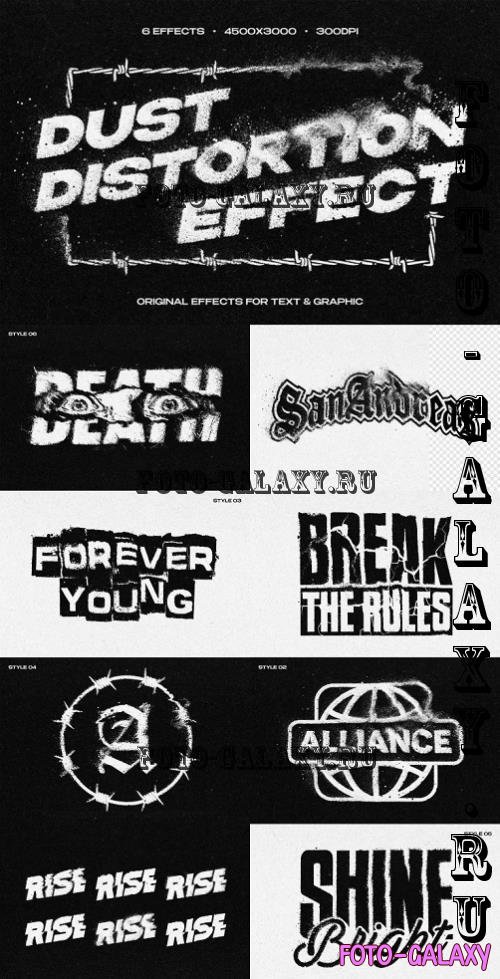 Dust Distortion Text & Logo Effect - 291002758 - X48J9RT