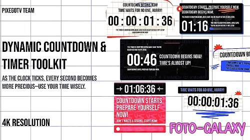Elegant Countdown Timer Set 3177050 - After Effects Templates
