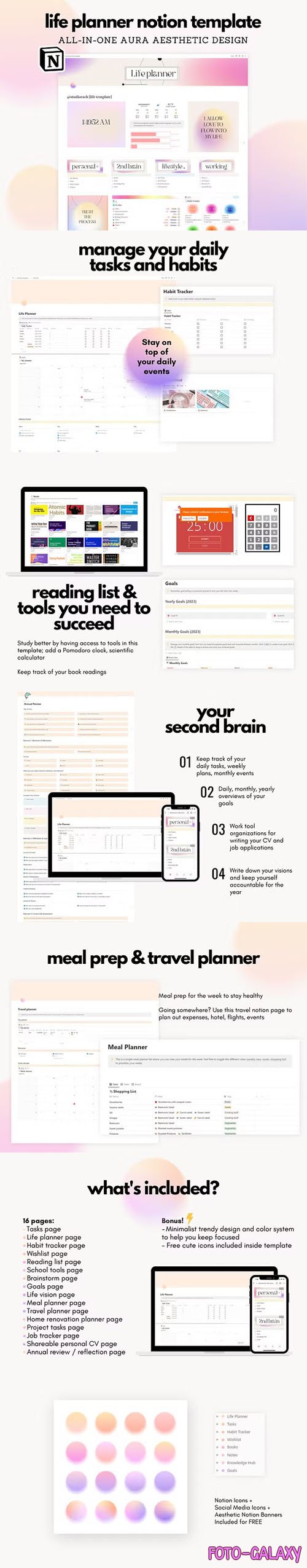 Life Planner Notion Template