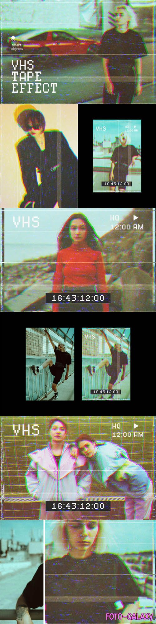 VHS Tape Effect for Photoshop