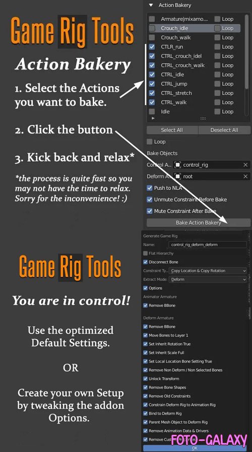 Game Rig Tools 4.2/4.3 for Blender